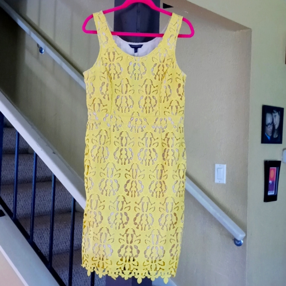 Banana Republic Woven Pattern Dress NWT Women's 10